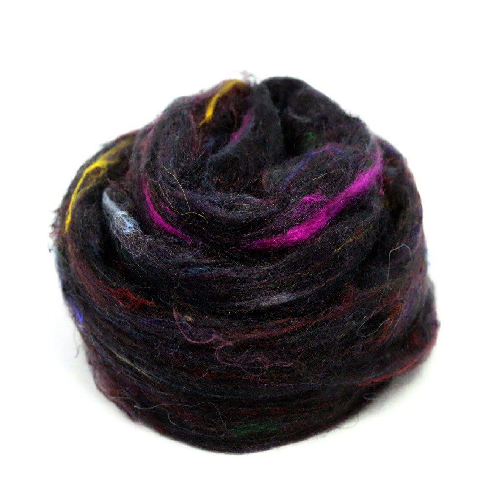 Recycled Sari Silk Pulled Rovings - Paradise Fibers