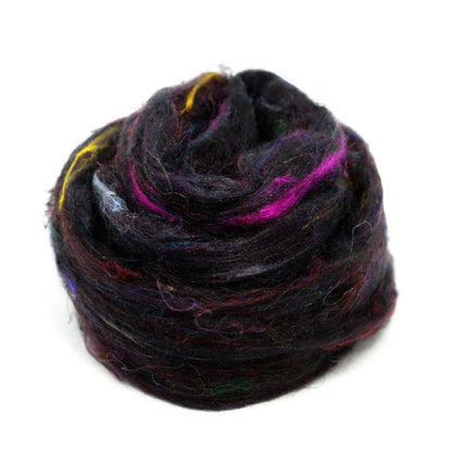 Recycled Sari Silk Pulled Rovings - Paradise Fibers