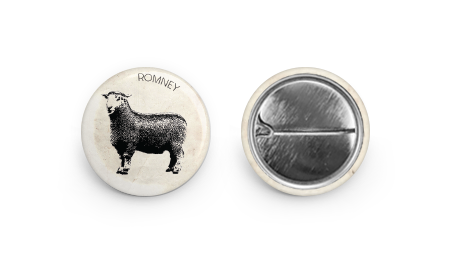 Paradise Fibers Exclusive Button Pins-Button-Romney Sheep-
