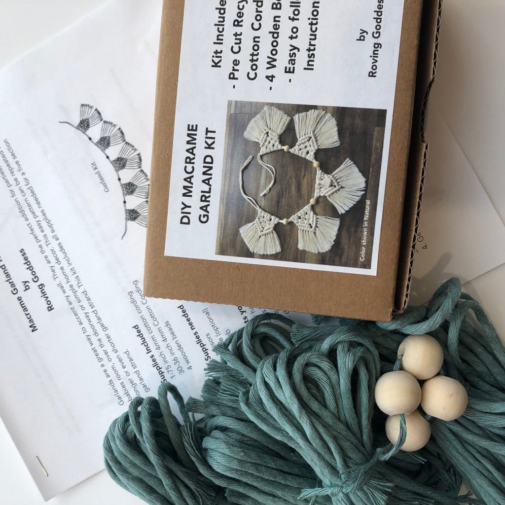 Roving Goddess DIY Macramé Garland Kit - Paradise Fibers