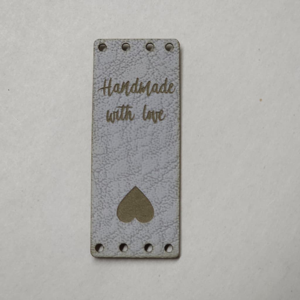 Sew - on Garment Tags - Faux Leather - Paradise Fibers