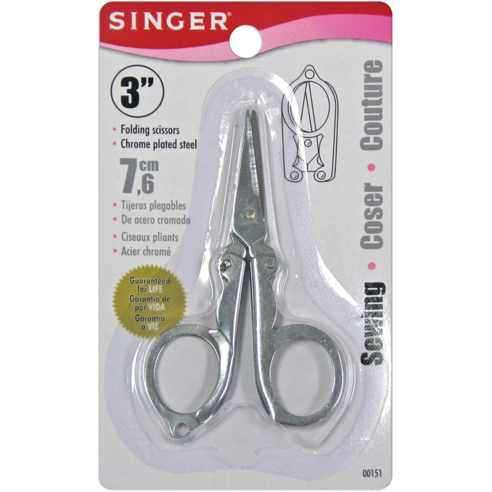Singer Folding Scissors - 3 inch - Paradise Fibers
