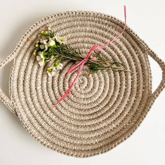 Skye Linen Basket Kit color Stone
