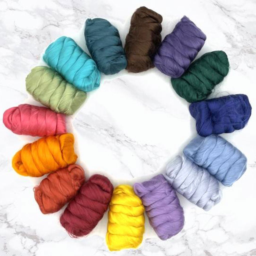 Solid Color Dyed Bamboo Top Mixed Bag - Paradise Fibers