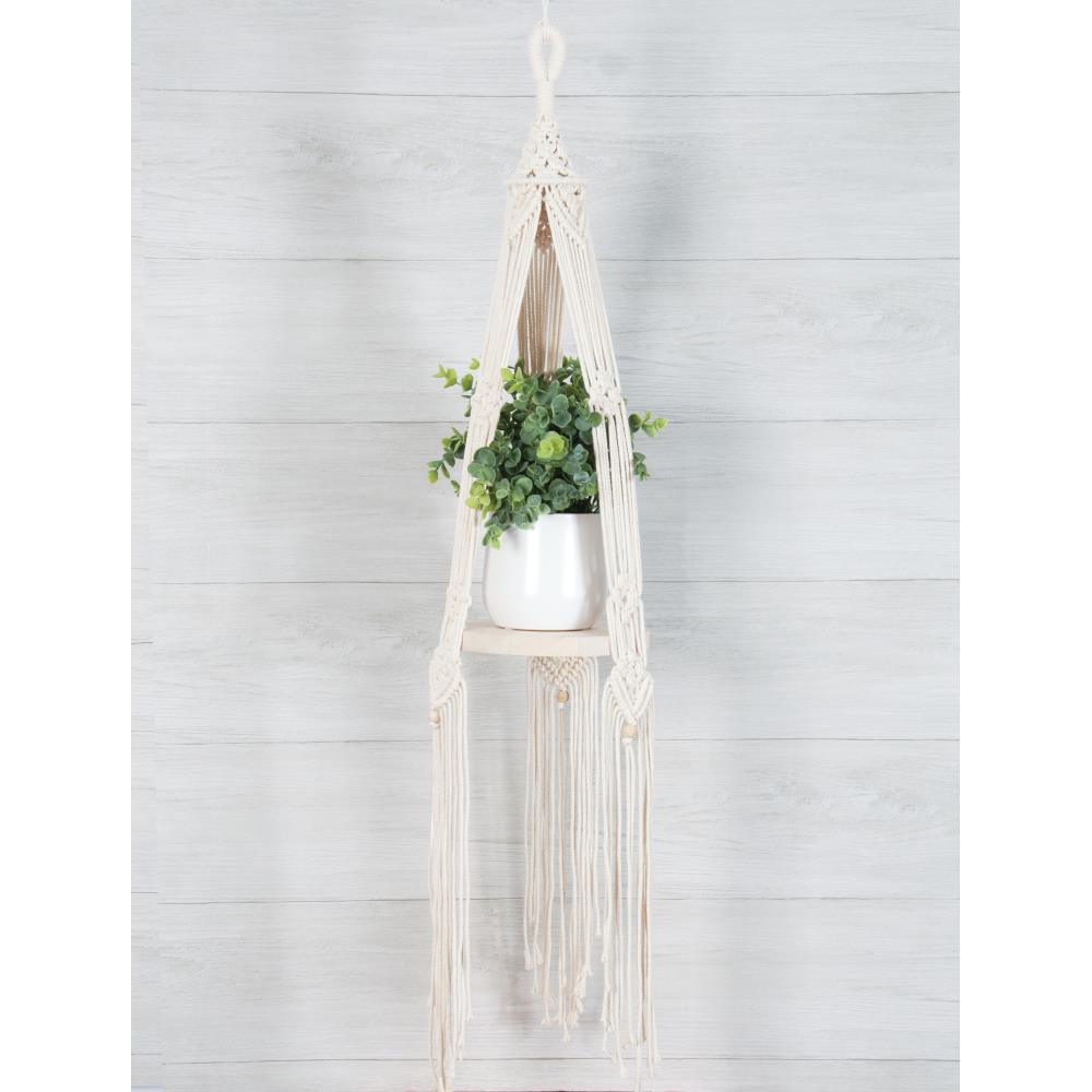 Solid Oak Macramé Hanging Kits - Paradise Fibers