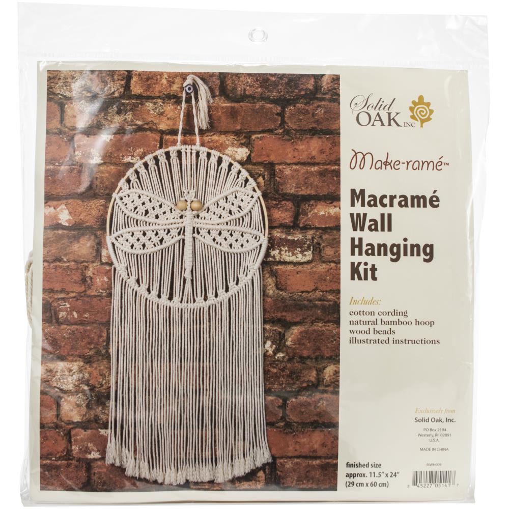 Solid Oak Macramé Hanging Kits - Paradise Fibers
