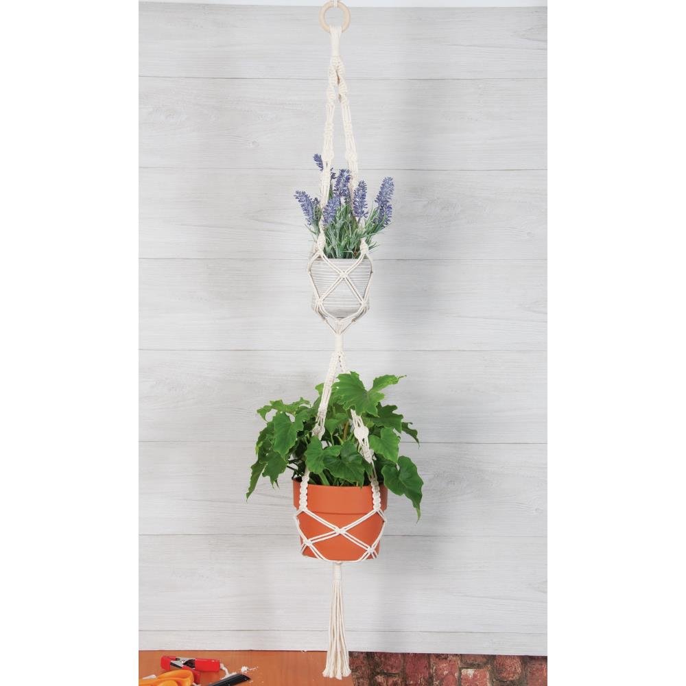 Solid Oak Macramé Hanging Kits - Paradise Fibers