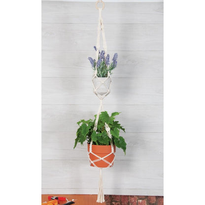 Solid Oak Macramé Hanging Kits - Paradise Fibers