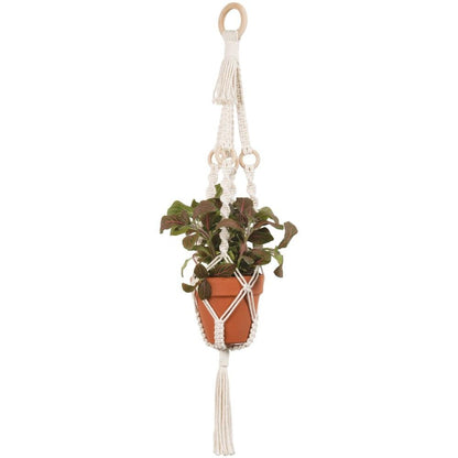 Solid Oak Macramé Plant Hanger Kits - Paradise Fibers