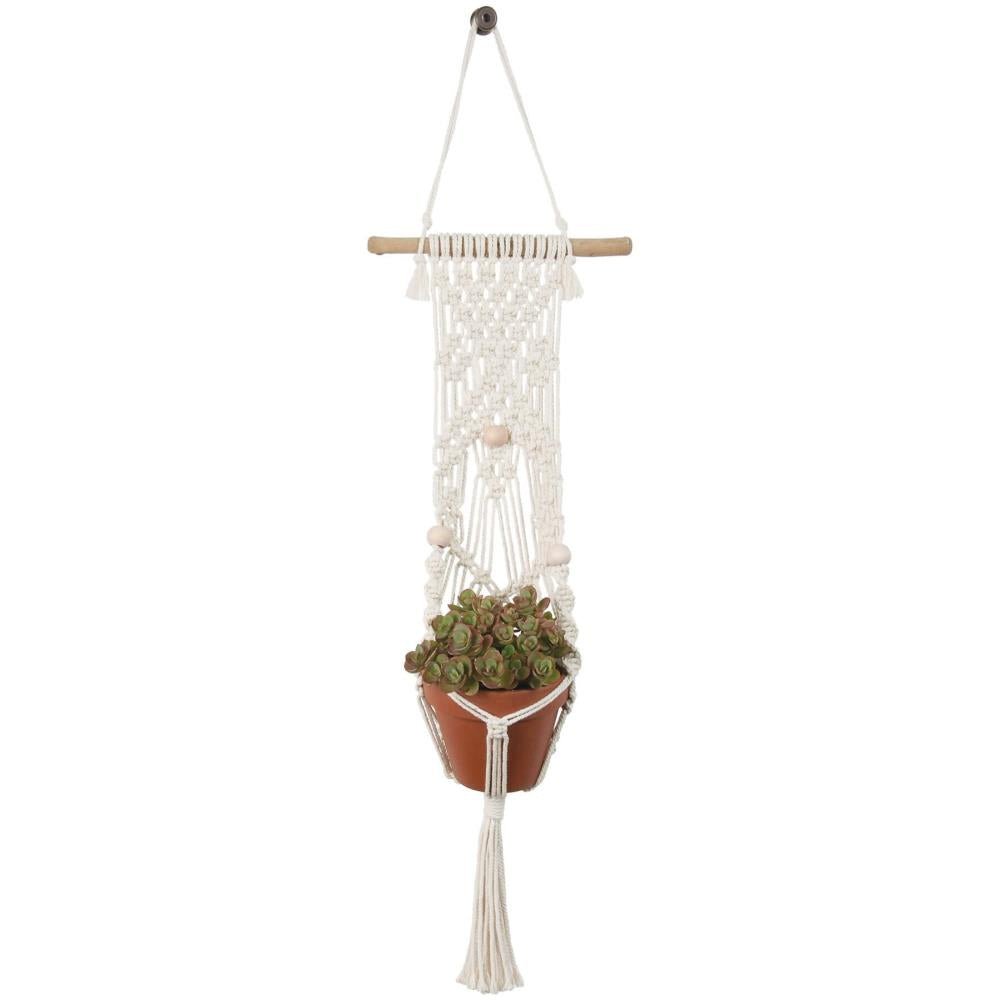 Solid Oak Macramé Plant Hanger Kits - Paradise Fibers