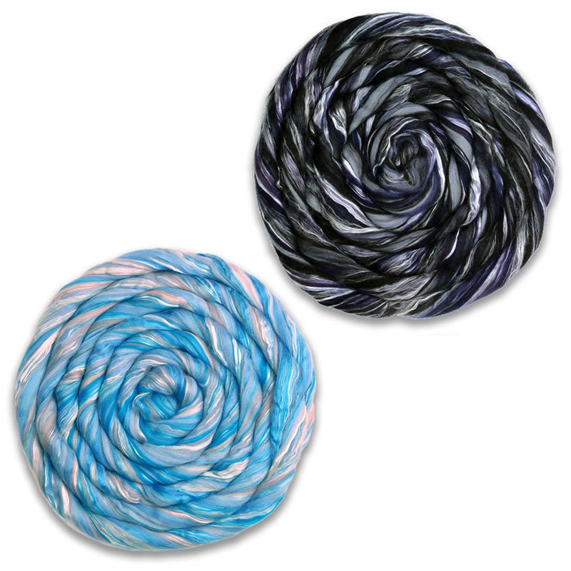 Song of Wool, Silk, and Tweed Fiber Bundle - Paradise Fibers