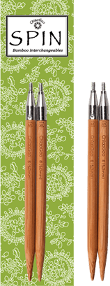 ChiaoGoo SPIN Bamboo Interchangeable Tips 4in Size 7 4.5mm