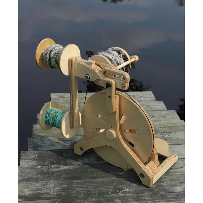 SpinOlution Bullfrog Spinning Wheels-Spinning Wheel-Bullfrog Wheel Package (16 oz flyer + Three 8 oz Bobbins)-