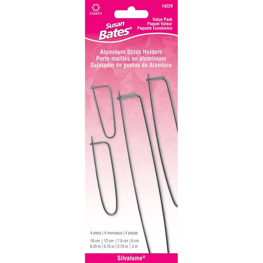 Susan Bates Aluminum Stitch Holders - Paradise Fibers