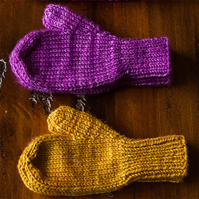 The World's Simplest Mittens Kit in Plymouth Yarns - Paradise Fibers