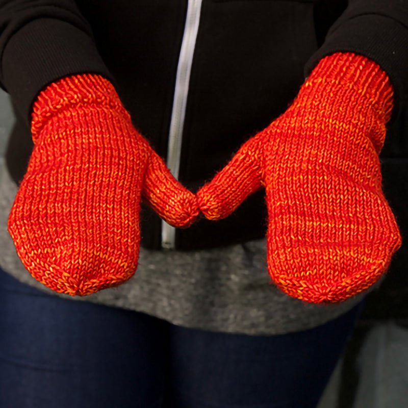 The World's Simplest Mittens Kit in Plymouth Yarns - Paradise Fibers