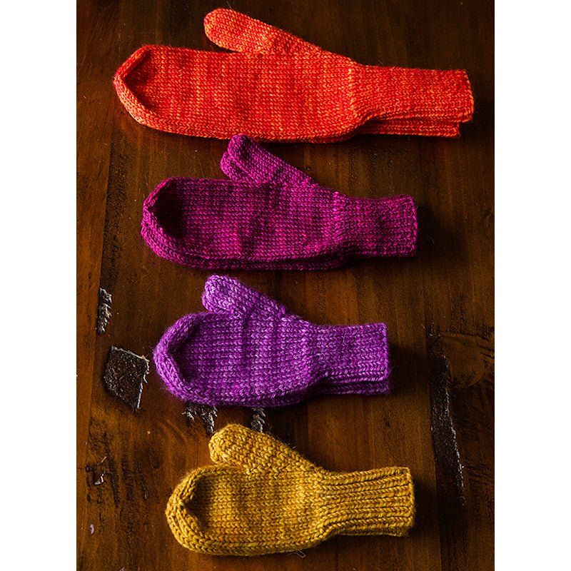 The World's Simplest Mittens Kit in Plymouth Yarns - Paradise Fibers