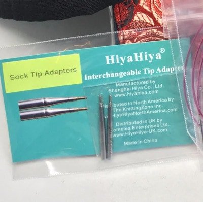 Tip Adapter for Small Tip to Sock Cable - HiyaHiya interchangeable - Paradise Fibers