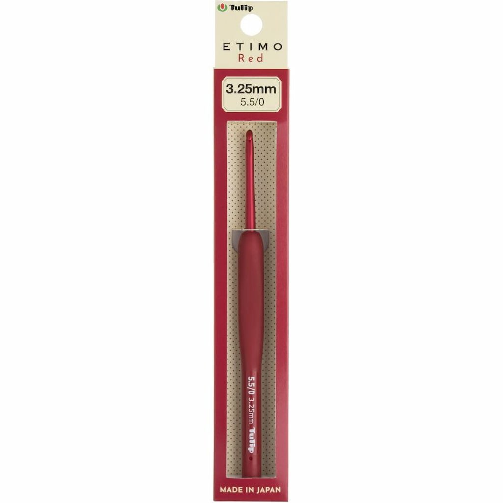 Tulip ETIMO Red Crochet Hook - Paradise Fibers