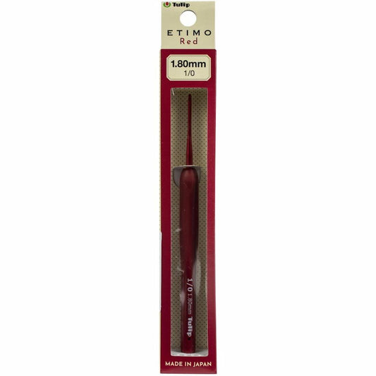Tulip ETIMO Red Crochet Hook - Paradise Fibers