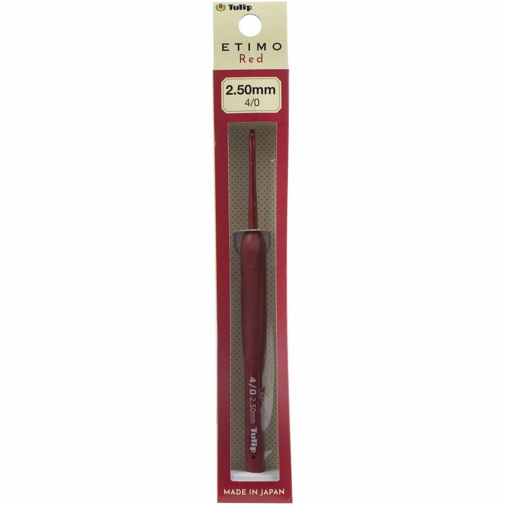 Tulip ETIMO Red Crochet Hook - Paradise Fibers