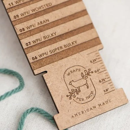 Twig and Horn Wraps Per Inch Tool - Paradise Fibers