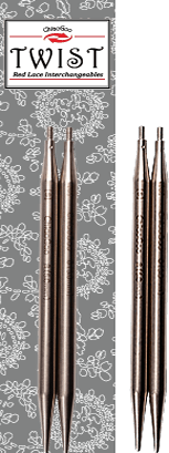TWIST 3" Stainless Steel Lace Tips by ChiaoGoo - Paradise Fibers