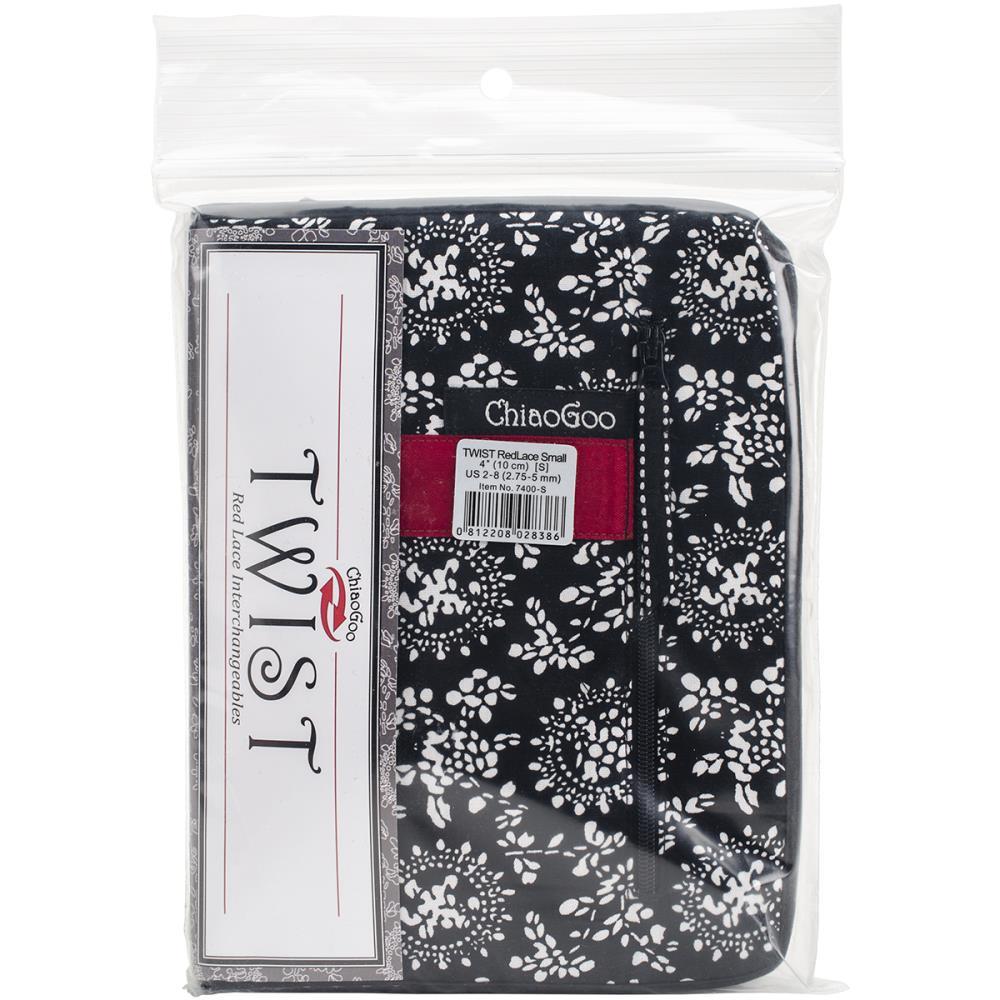 TWIST Red Lace Small Interchangeable Knitting Needle 4" Tip Set by ChiaoGoo - Paradise Fibers