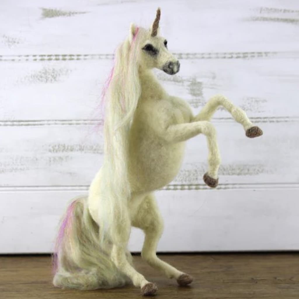 Una the Unicorn Needle Felting Kit - Paradise Fibers