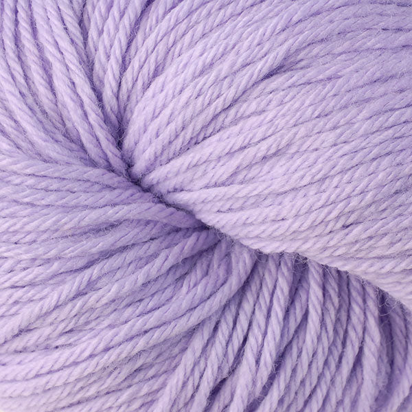 Berroco Vintage Worsted weight yarn in the color Aster 51168, a light purple.