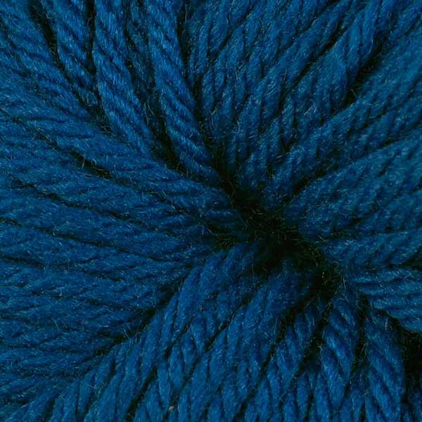 Berroco Vintage Chunky weight yarn in the color Azure 6146, a classic medium blue.