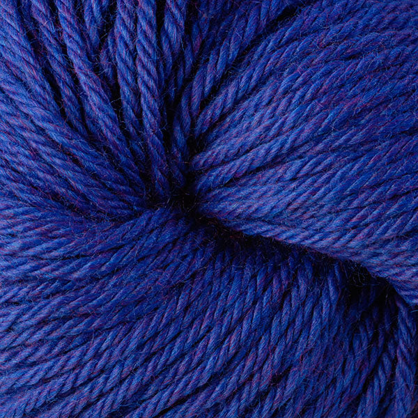 Berroco Vintage Chunky weight yarn in the color Blue Moon 61191, a vibrant heathered blue.