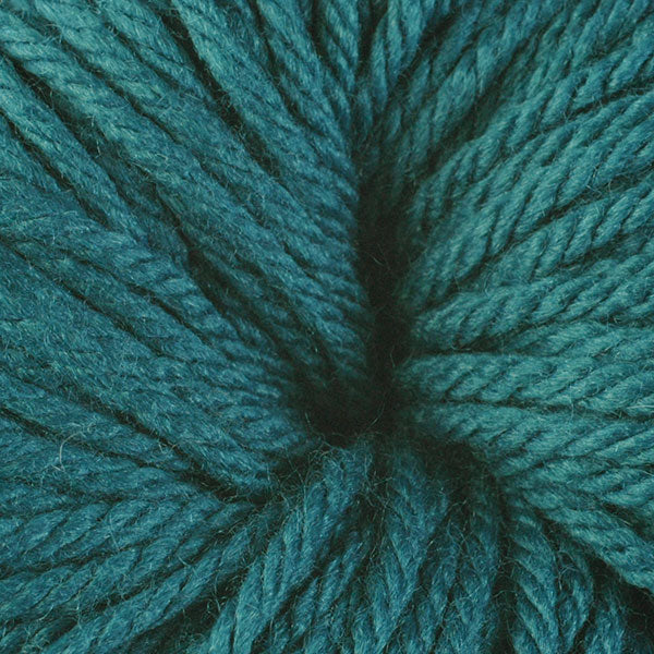 Berroco Vintage Chunky weight yarn in the color Caribbean Sea 6163, a green-blue.