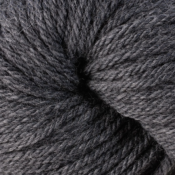 Berroco Vintage Chunky weight yarn in the color Cracked Pepper 6107, a dark medium grey.