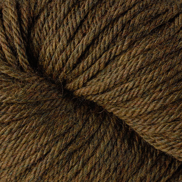 Berroco Vintage Chunky weight yarn in the color Forest Floor 61173, a heathered brown.