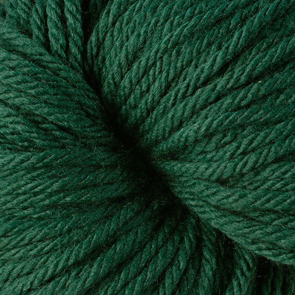 Berroco Vintage Chunky weight yarn in the color Mistletoe 6152, a Christmas green.