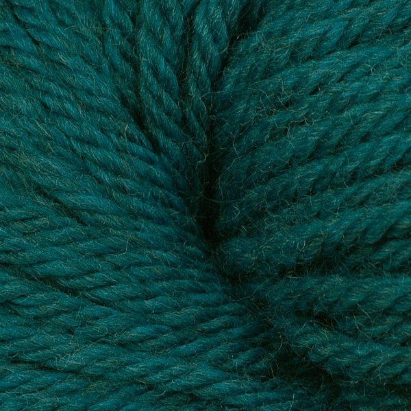 Berroco Vintage Chunky weight yarn in the color Neptune 6197, an ocean green-blue.