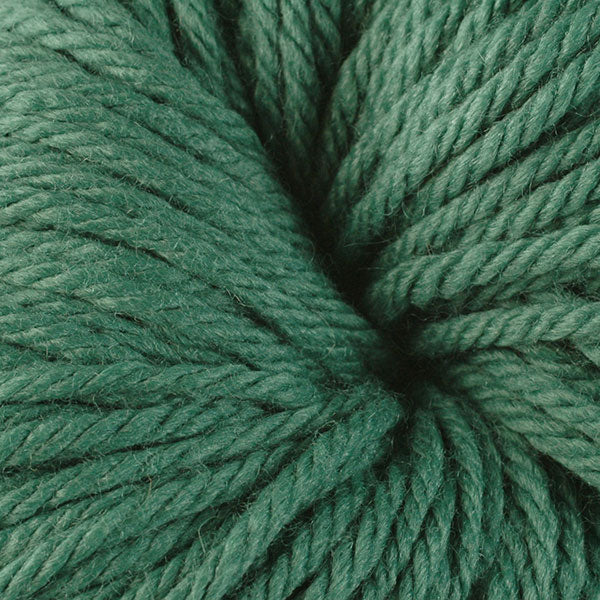 Berroco Vintage Chunky weight yarn in the color Scotch Pine 6138, a forest green.