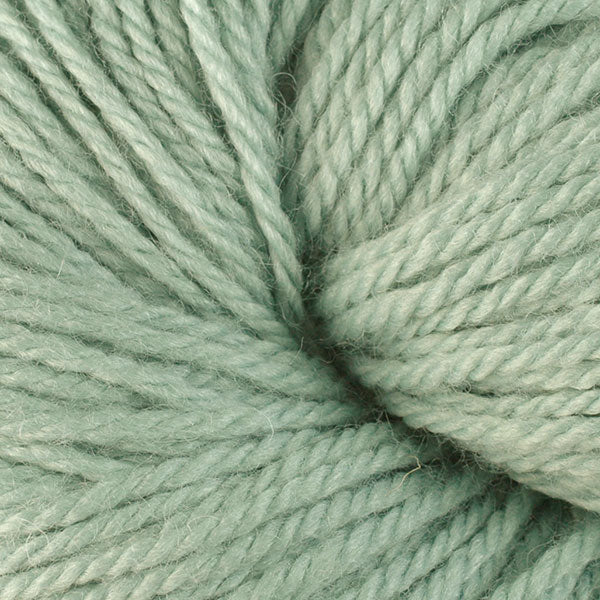 Berroco Vintage DK weight yarn in the color Bird's Egg 2136, a light delicate green-blue.