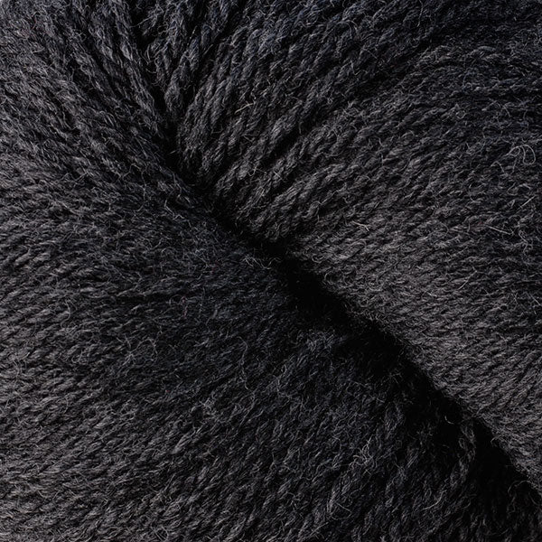 Berroco Vintage DK weight yarn in the color Charcoal 2189, a dark heathered grey.