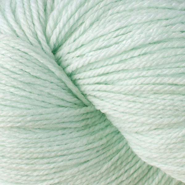 Berroco Vintage DK weight yarn in the color Minty 2112, a soft mint.