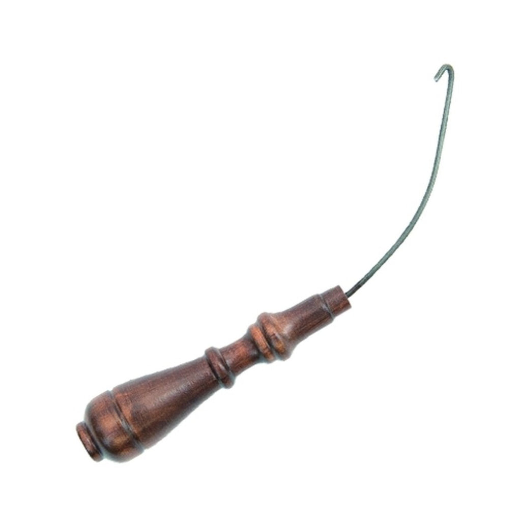 walnut kromski threading hook for spinning wheels