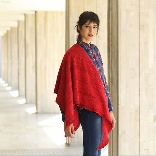 Wellingborough Shawl from Malabrigo - Paradise Fibers