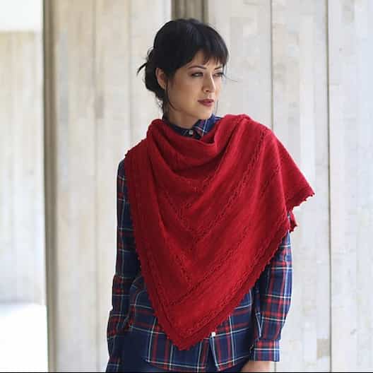 Wellingborough Shawl from Malabrigo - Paradise Fibers