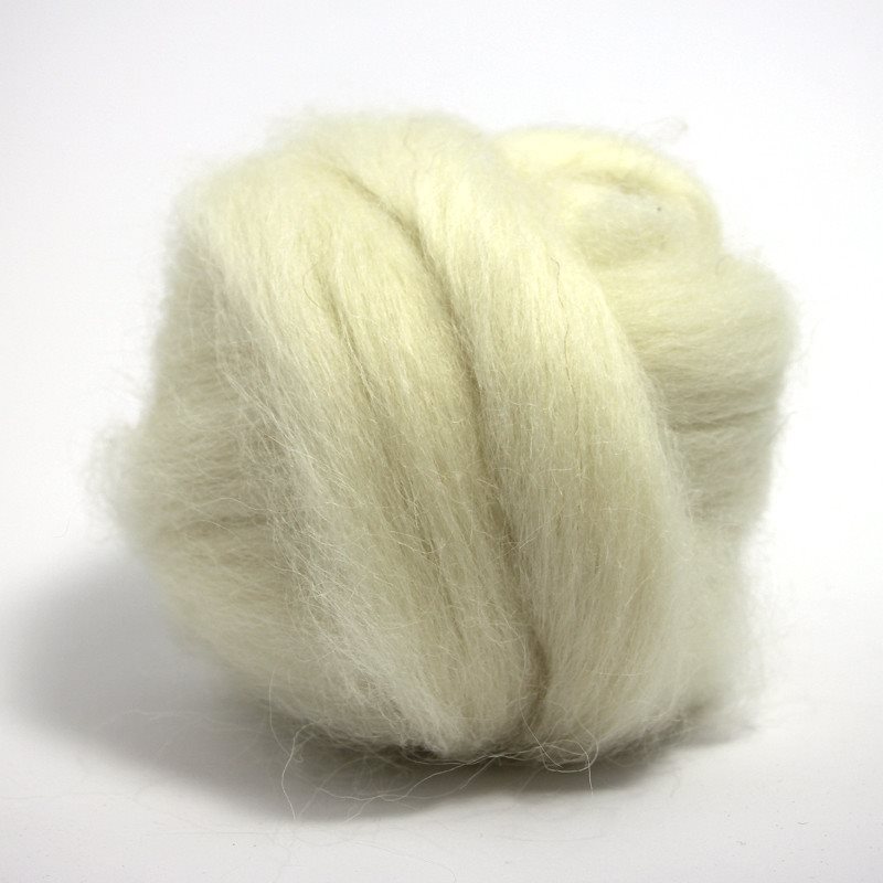 Paradise Fibers Icelandic Wool Top-Fiber-4oz-White-