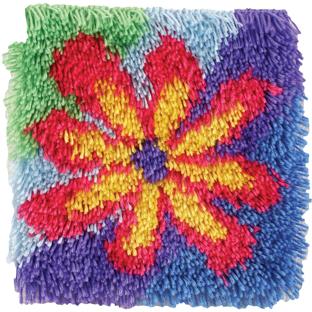 WonderArt 12"x12" Shaggy Latch Hook Kits - Paradise Fibers