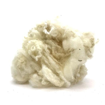 White undyed british longwool curly locks