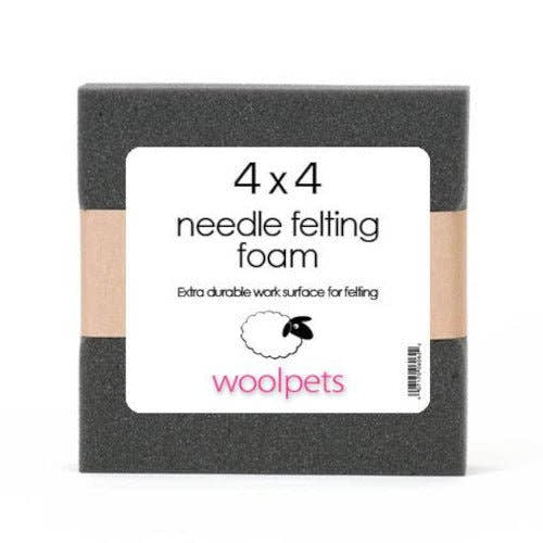 Woolpets Needle Felting Foam Pad, Small 4x4