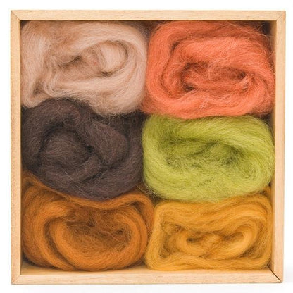Woolpets Wool Roving Color Packs - Paradise Fibers