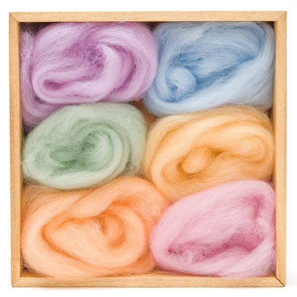 Woolpets Wool Roving Color Packs - Paradise Fibers